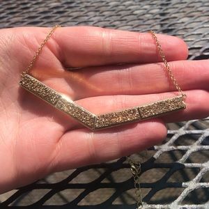 Marcia Morgan druzy crystal necklace